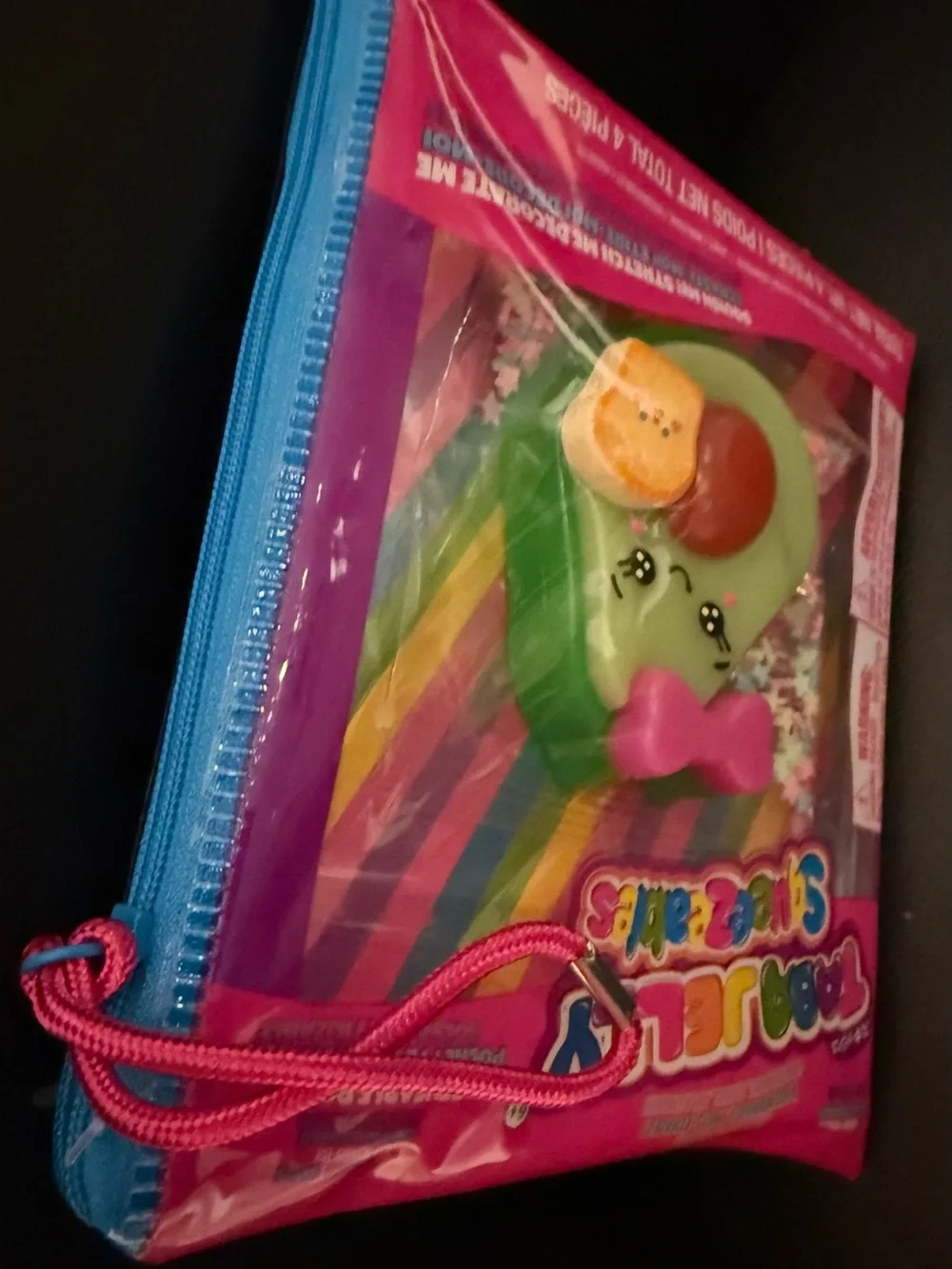 TABA JELLY SQUEEZEABLES VIRAL ADORABLE AVACADO SQUISH, STRETCh, STICKY TOY. NIB